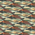 1 Yard 14" Remnant of Hills in Green Multi | Trek