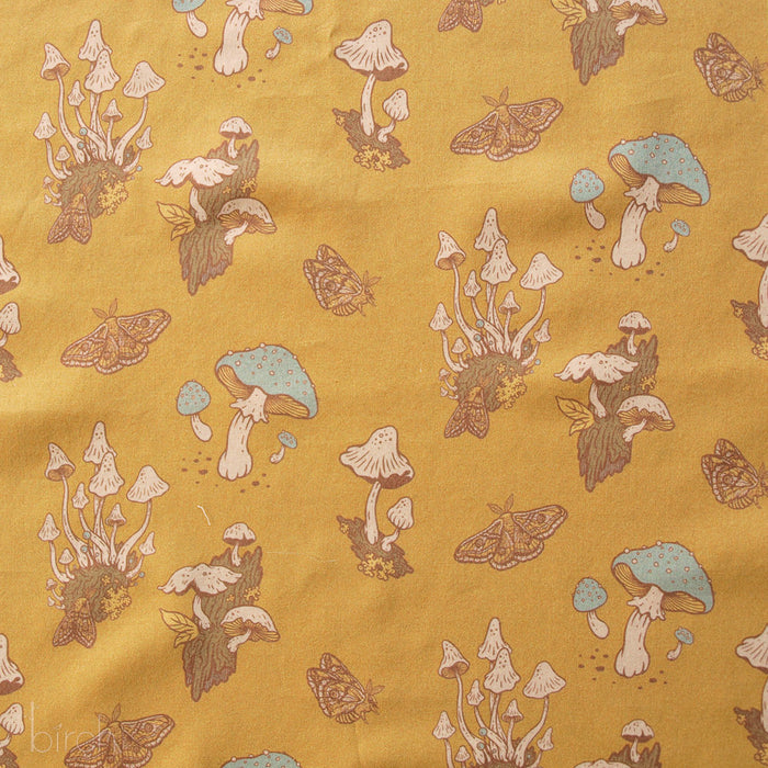 1 Yard 15" Remnant of Mushrooms in Mustard Lawn | Wild Coast