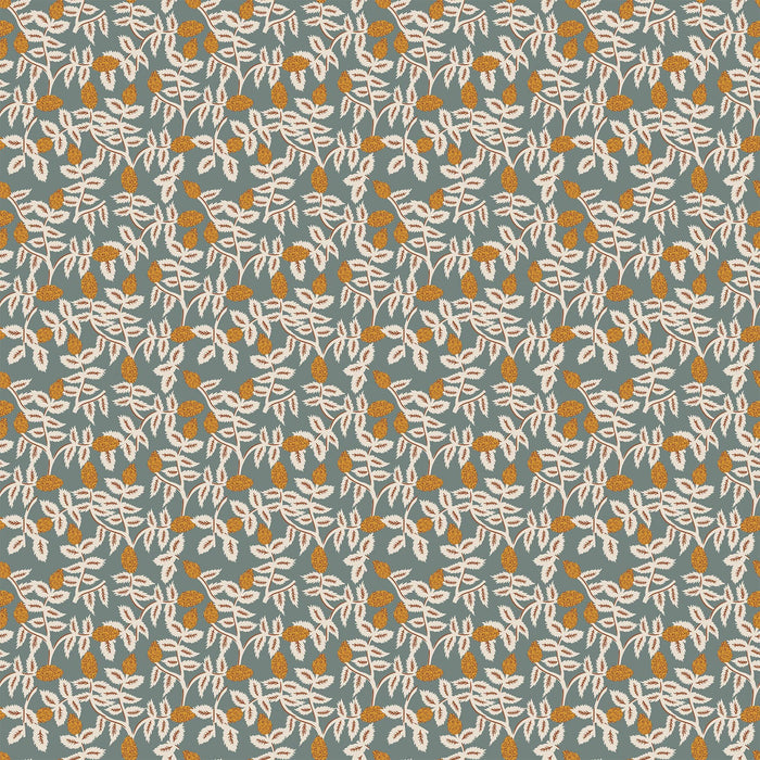 1 Yard 24" Remnant of Trellis in Blue | Wild Cottage