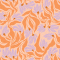 1 Yard 24" Remnant of Wind Dance Blaze | Tangerine