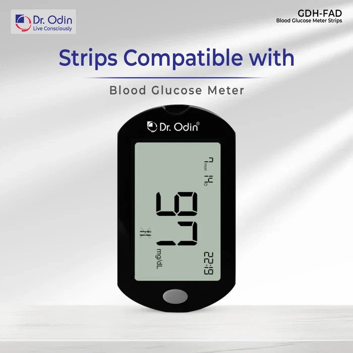 100 Test Strips for Dr. Odin Glucometer GDH-FAD