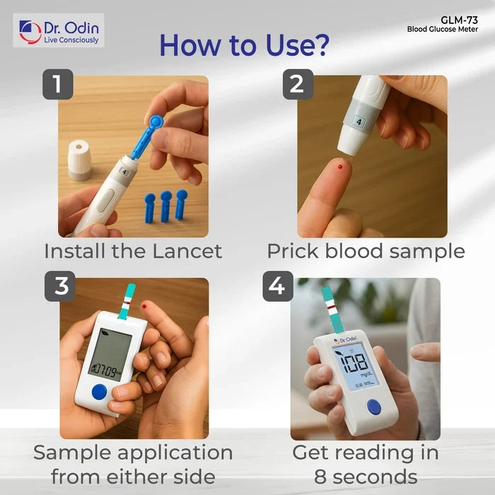 100 Test Strips for Dr. Odin Glucometer GOD
