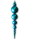125" Jumbo Finial Ornament  Aqua