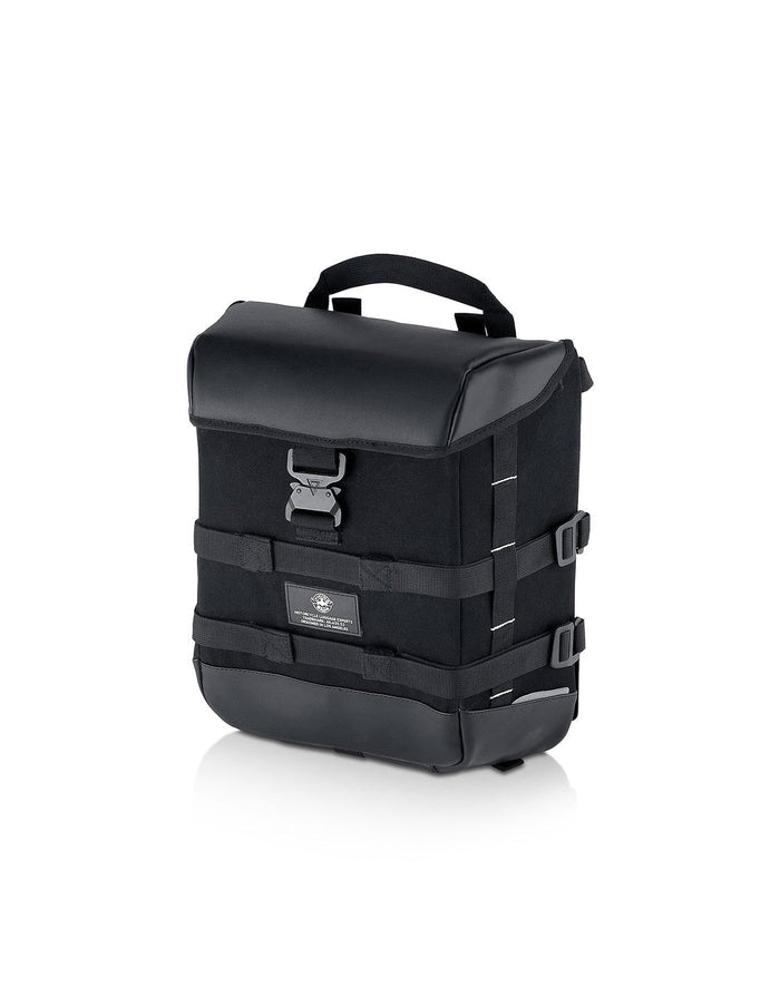 15L - Incognito Quick Mount Medium Solo Motorcycle Saddlebag (Left Only) for Harley Sportster 1200 Low XL1200L Hero Image