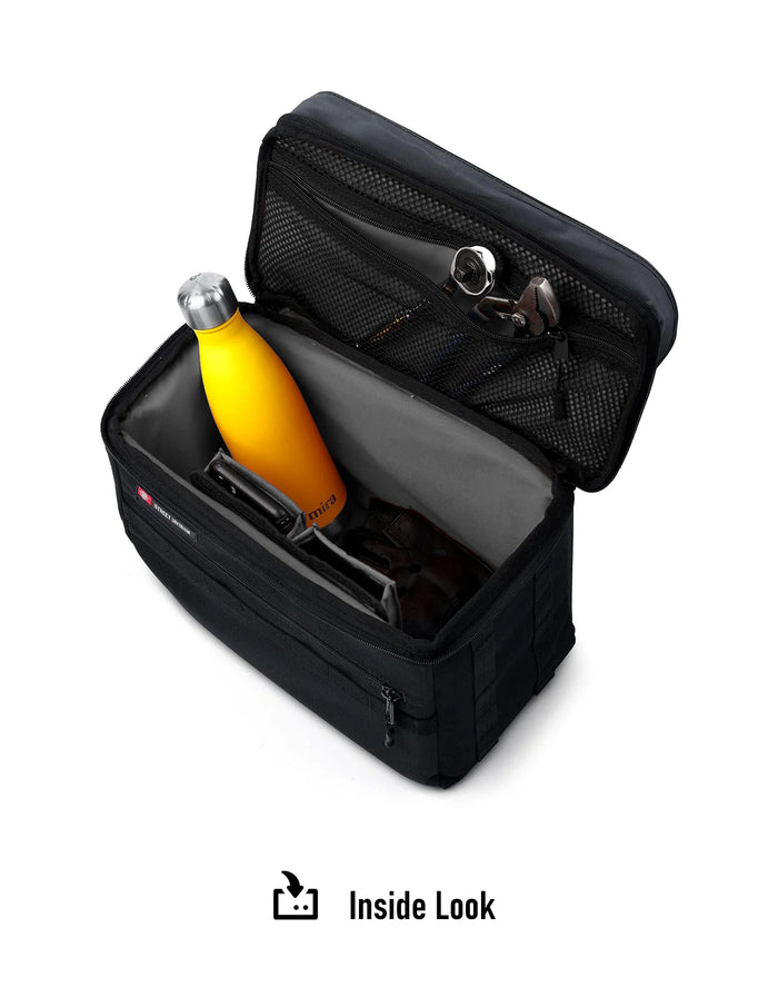 18L - Patriot Medium Honda VTX 1300 R (Retro) Motorcycle Throw Over Saddlebags Inside Look