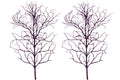 2 Pack of 40" Purple Coral Branch Picks with Glitter Enhancements
