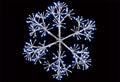 2' Silver Snowflake Wall Mount Pure White LEDs
