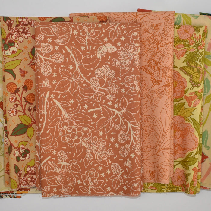 2 Yard 11" Remnant of Wild Berries Tonal Rose | Bountiful