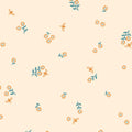 2 Yard 17" Remnant of Foraging Flutter Sun in Linen Blend | Marigold
