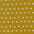 2 Yard 7" Remnant of Wispy Flowers in Golden | Imaginary Flowers