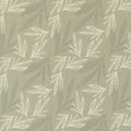 2 Yard Remnant of Leaf Lore in Taupe | Woodland & Wildflowers