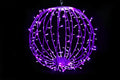 20" Purple Sphere with 200 LEDS