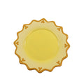 24" Yellow Elegant Teacup Saucer