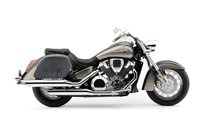 28L - Baelor Medium Honda VTX 1800 S Motorcycle Saddlebags @expand