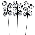 3 Pack Black Glitter Picks