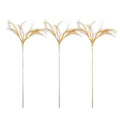 3 Pack of 36" Gold Spray Picks with Glitter Enhancements