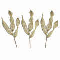 3 Pack of Gold Glitter Picks