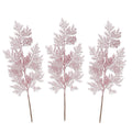3 Pack of Light Pink Glitter Branch Picks