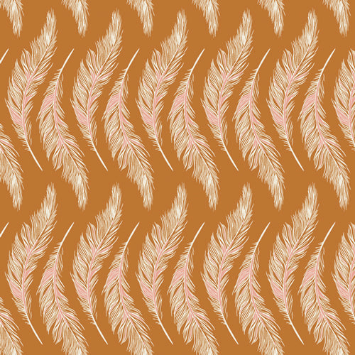 3 Yard Remnant Cut of Presently Plumes Gold | Homebody