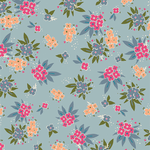 4 Yard 24"  Remnant of Cherished Gatherings in Glint | Open Heart
