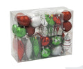 40 Pack Copper, Green, Silver Assorted Ornaments