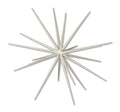 40" White Glittered Starburst Ornament