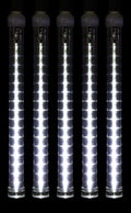 5 Pack 12" Pure White Snowfall Tube