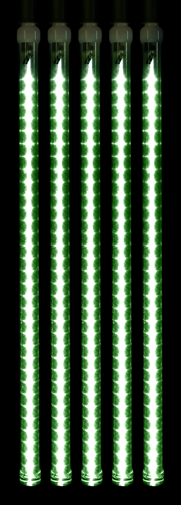 5 Pack 24" Green Snowfall Tube
