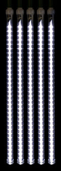 5 Pack 24" Pure White Snowfall Tubes