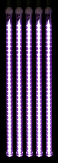 5 Pack 24" Purple Snowfall Tubes