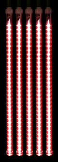 5 Pack 24" Red Snowfall Tubes