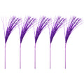 5 Pack of 41" Purple Spray Picks with Glitter Enhancements