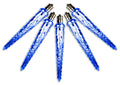 5 Pack of 7" Blue Icicle Retrofit Lamp with LED Lights