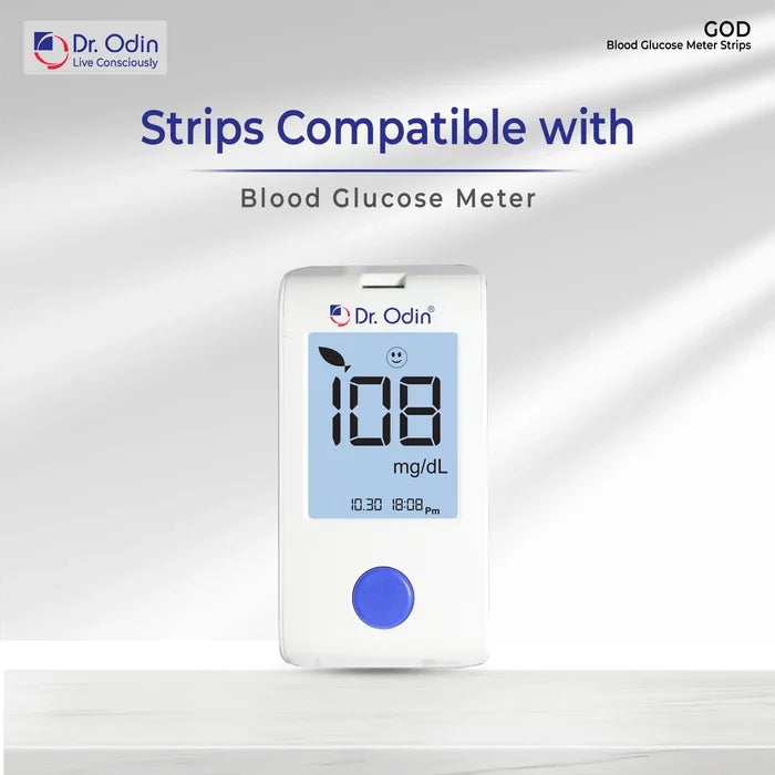 50 Test Strips for Dr. Odin Glucometer GOD