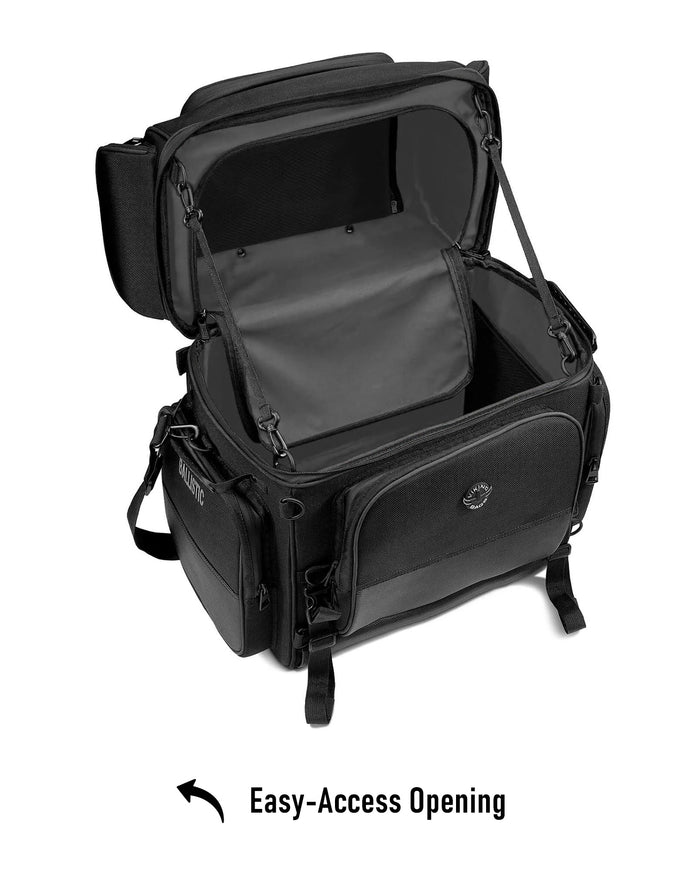 57L - Voyage Premium XL Motorcycle Tail Bag Easy-Access Opening