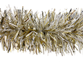 6" Gold, Silver, and White Stuffed Garland 20' Long