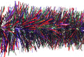6" Metallic Green, Red and Purple Garland 20' Section