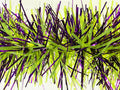 6" Metallic Purple and Translucent Yellow Garland 20' Sections