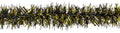 6" Mylar Black and Gold Garland 20' Sections