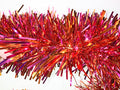 6" Pink and Orange Stuffed Garland 20' Long