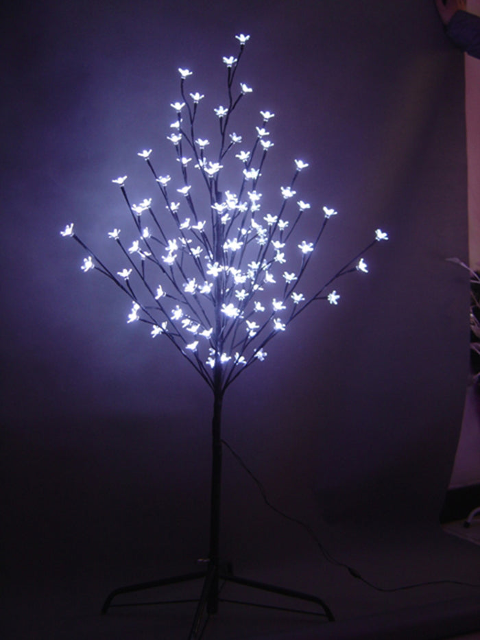 6' Pure White LED Cherry Tree