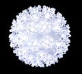 6" Sphere with 50 5mm Pure White LEDs with 1/5 Strobes