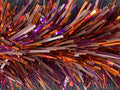 6" Translucent Purple Metallic Orange and Brown Garland 20' Section