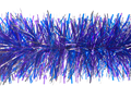 6" Translucent Purple, Mylar Blue and Silver Garland 20' Sections