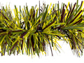6" Translucent Yellow, Matte Brown and Light Green Garland 20' Section