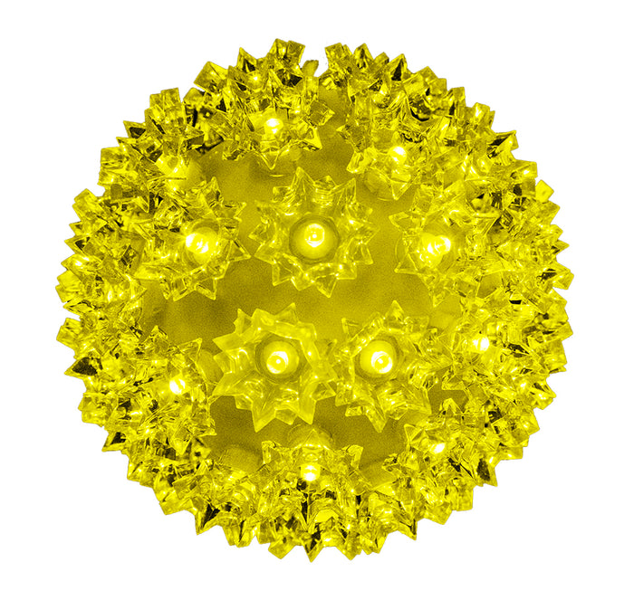 6'' Yellow 1/5 LED Strobe Sphere.