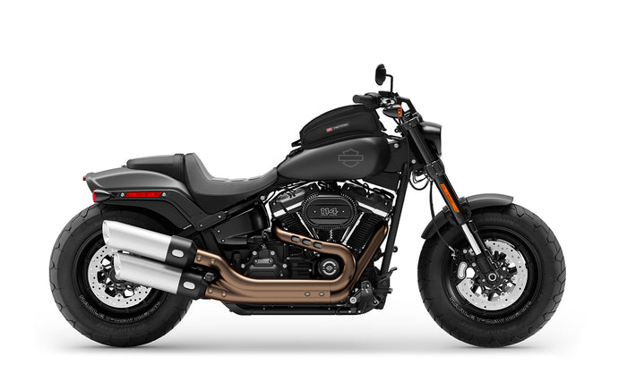 9L - Voyage Tank Bag for Harley Softail Fat Bob FXFB/S On Bike @expand