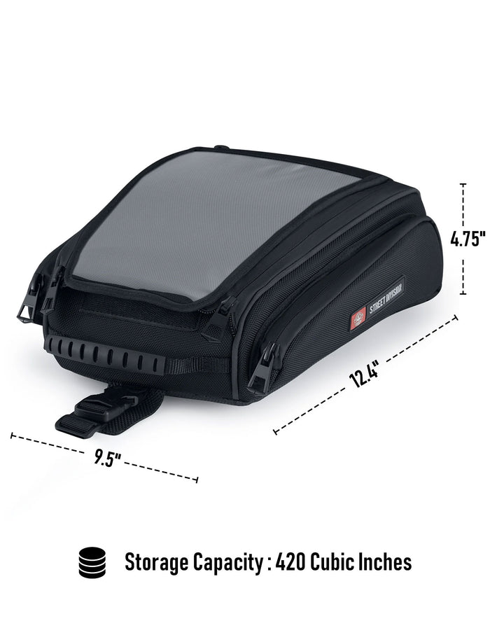 7L - Voyage Tank Bag for Harley Softail Fat Bob FXFB/S Storage Capacity