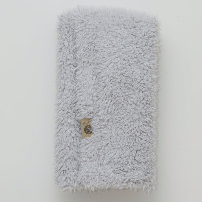 ANGEL PLUSH BLANKET | LITTLE - SILVER CLOUD