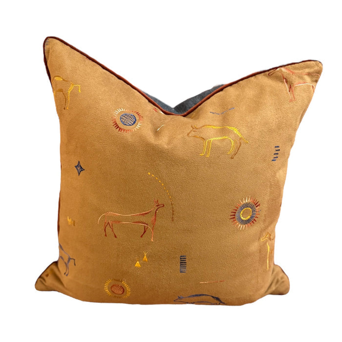 Animal Tapestry Pillow - 22"